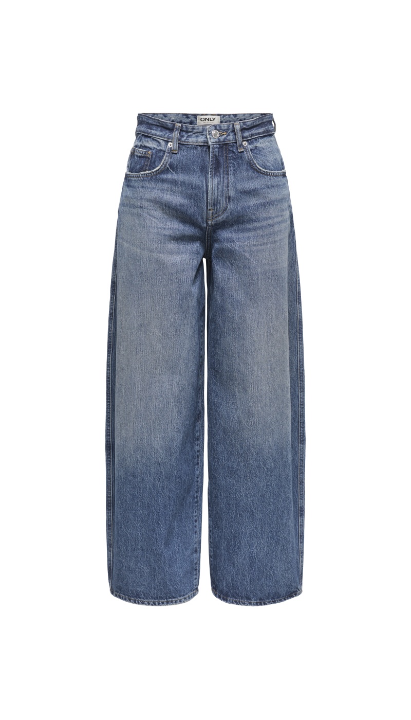 Jean Barrel Dark Bleu Denim ONLTAYLOR Longueur 32 ONLY - 6 | ABAJO